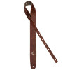 Ortega OSSU-30 Suede-Leather Guitar-Strap - Caramel