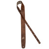 Ortega OSSU-40 Suede-Leather Guitar-Strap - Cognac
