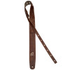 Ortega OSSU-50 Suede-Leather Guitar-Strap - Vintage Malt