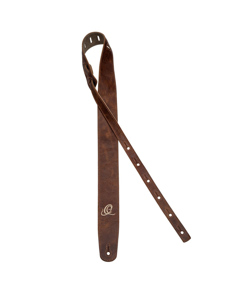 Ortega OSSU-50 Suede-Leather Guitar-Strap - Vintage Malt