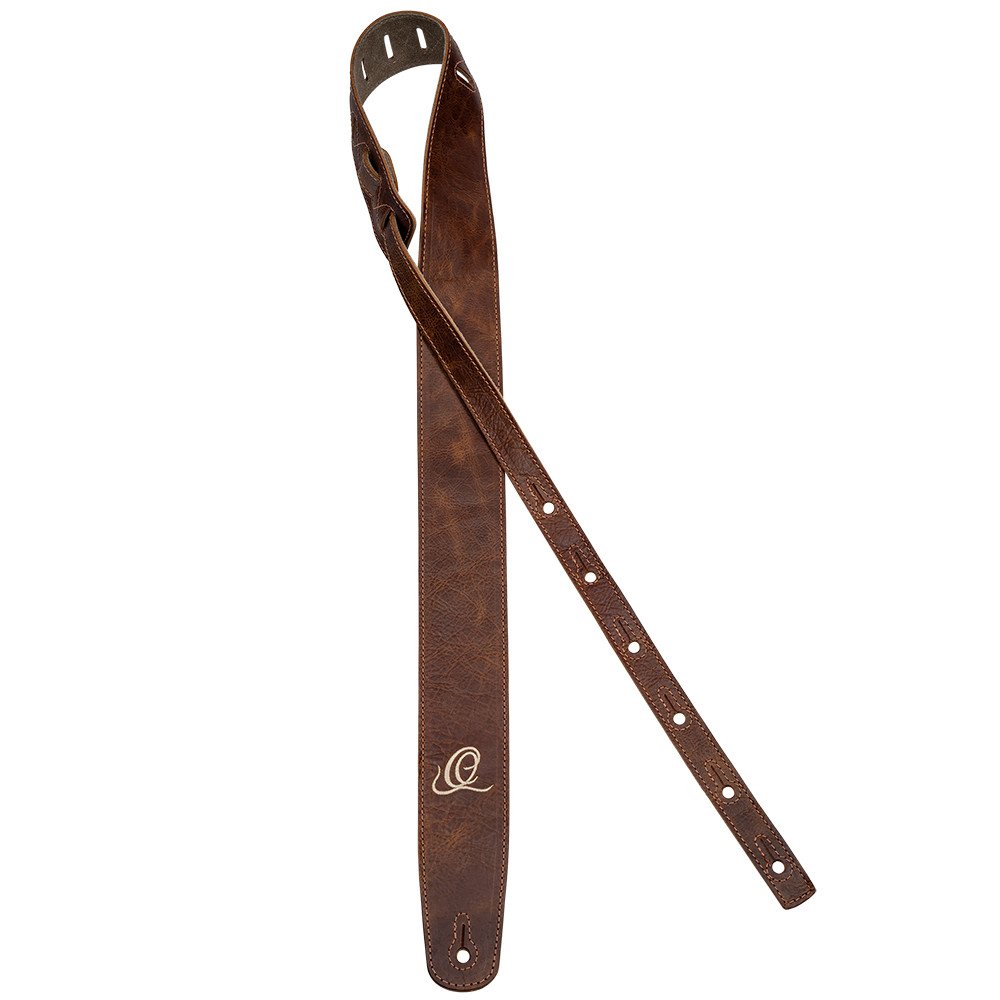 Ortega OSSU-50 Suede-Leather Guitar-Strap - Vintage Malt