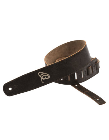 Ortega OSSU-70 Suede-Leather Guitar-Strap - Patina Bronze