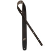 Ortega OSSU-70 Suede-Leather Guitar-Strap - Patina Bronze
