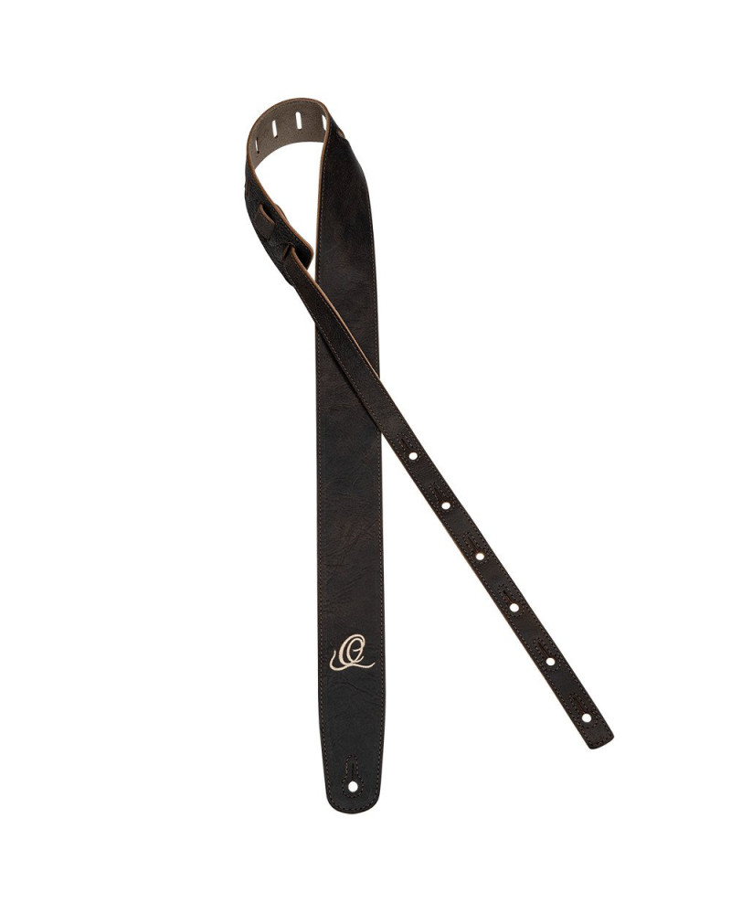 Ortega OSSU-70 Suede-Leather Guitar-Strap - Patina Bronze