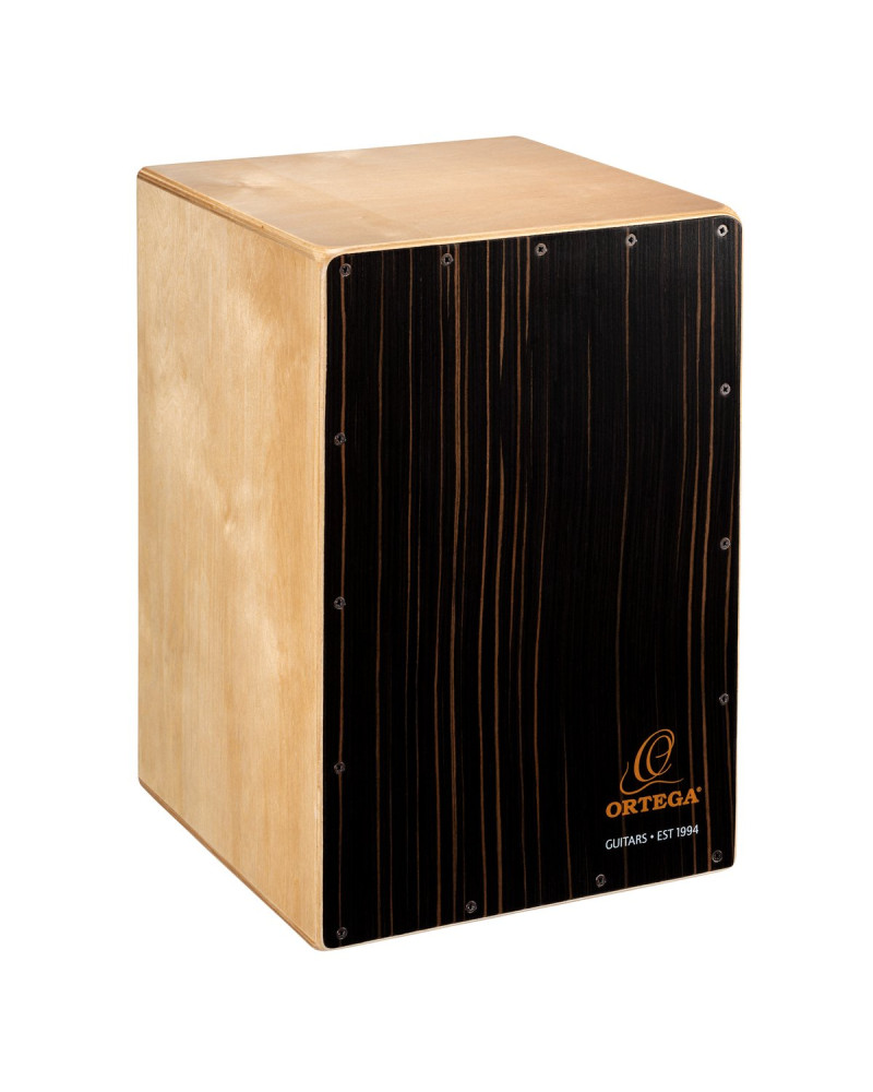 Ortega OSTBCJ-BU Percussion Series Stomp Box Cajon Bundle