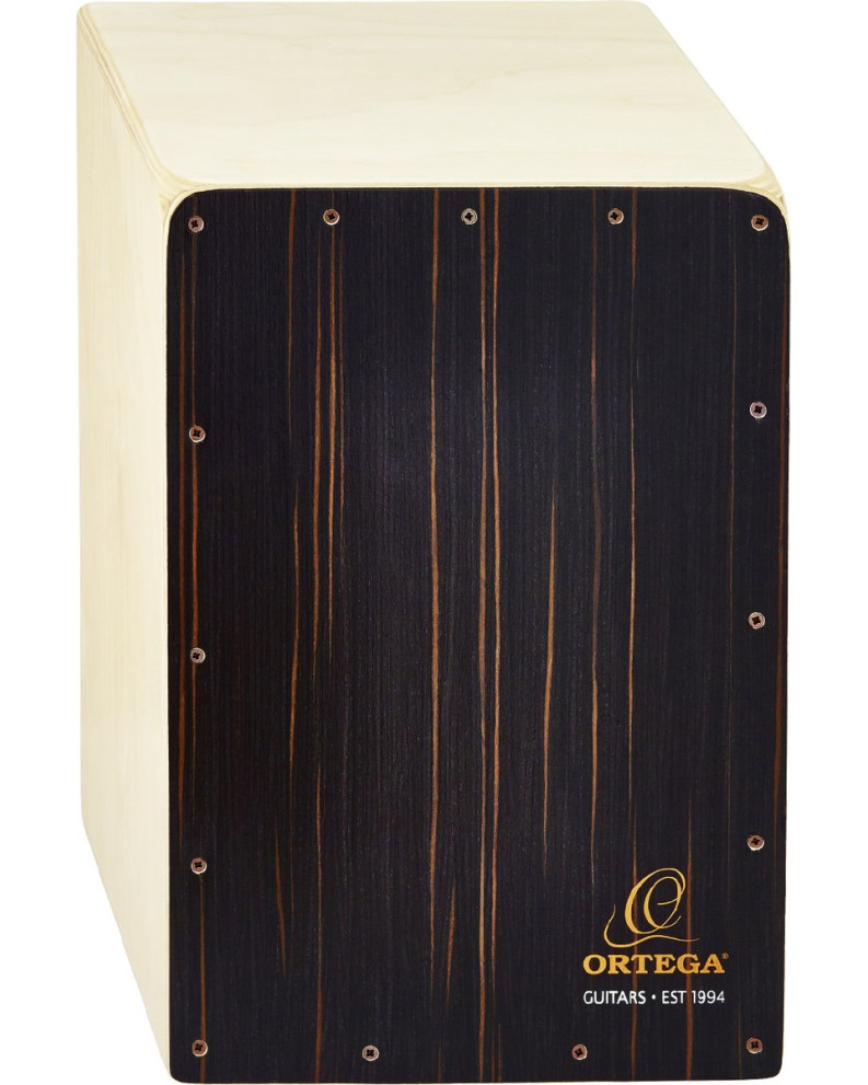 Ortega OSTBCJ-BU Percussion Series Stomp Box Cajon Bundle