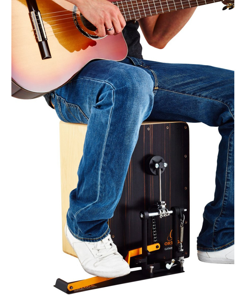 Ortega OSTBCJ-BU Percussion Series Stomp Box Cajon Bundle