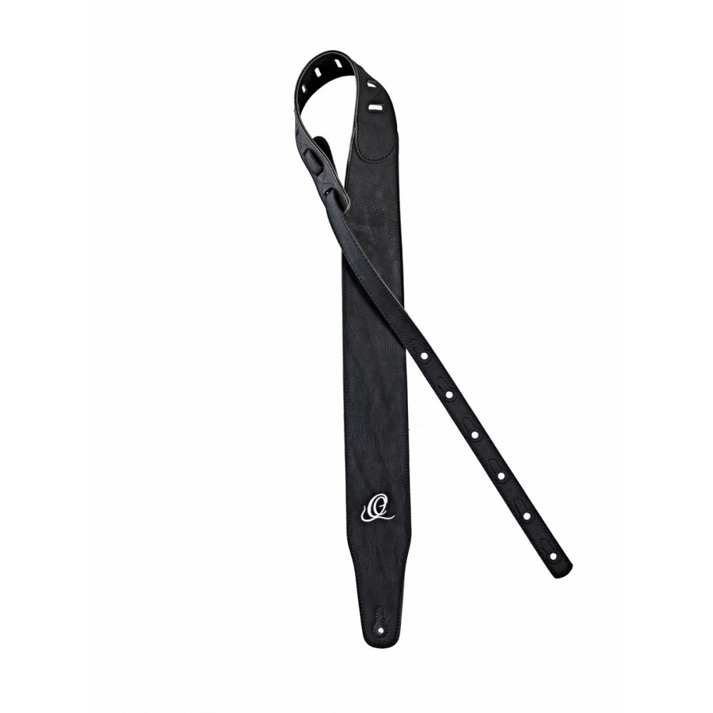 Ortega OSVG-75BK Vegan Series Guitar-Strap - Black