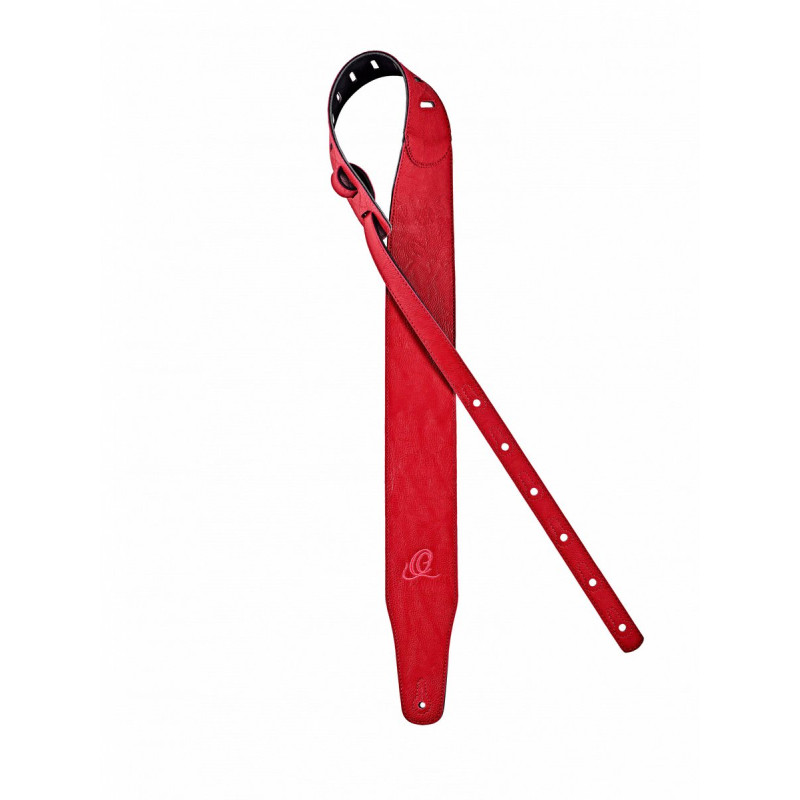 Ortega OSVG-75RD Vegan Series Guitar-Strap - Red