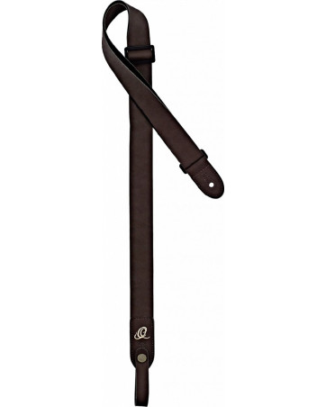 Ortega OSVU-BR Vegan Series Ukulele-Strap - Brown + Bonus CONNECT-XX