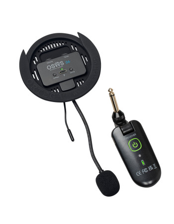 Ortega OSWS86 Wireless Soundhole Pickup System for classical guitars - 86 mm Diameter