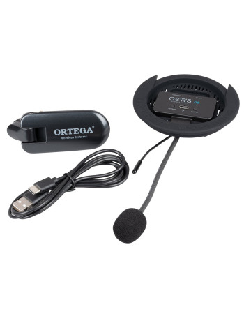 Ortega OSWS86 Wireless Soundhole Pickup System for classical guitars - 86 mm Diameter