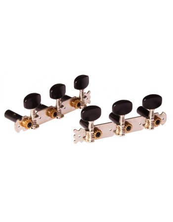 Ortega OTM-STUDENT Student Series Guitar Tuning Machines - Chrome/Black