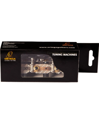 Ortega OTM-STUDENT Student Series Guitar Tuning Machines - Chrome/Black