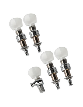 Ortega OTMBJDC-CR 4+1 Banjo Tuning Machines - Chrome