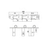 Ortega OTMDLX-BKBK DeLuxe Guitar Tuning Machines - Black/Black