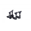 Ortega OTMEB22-GB 2+2 Bass Tuning Machines - Gloss Black