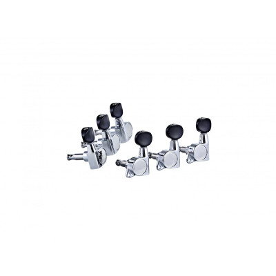 Ortega OTMEG33-CR 3+3 Guitar Tuning Machines - Chrome