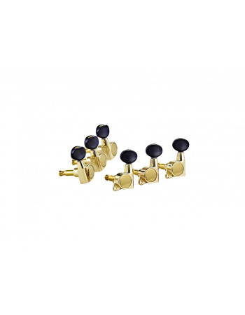 Ortega OTMEG33-GO 3+3 Guitar Tuning Machines - Gold