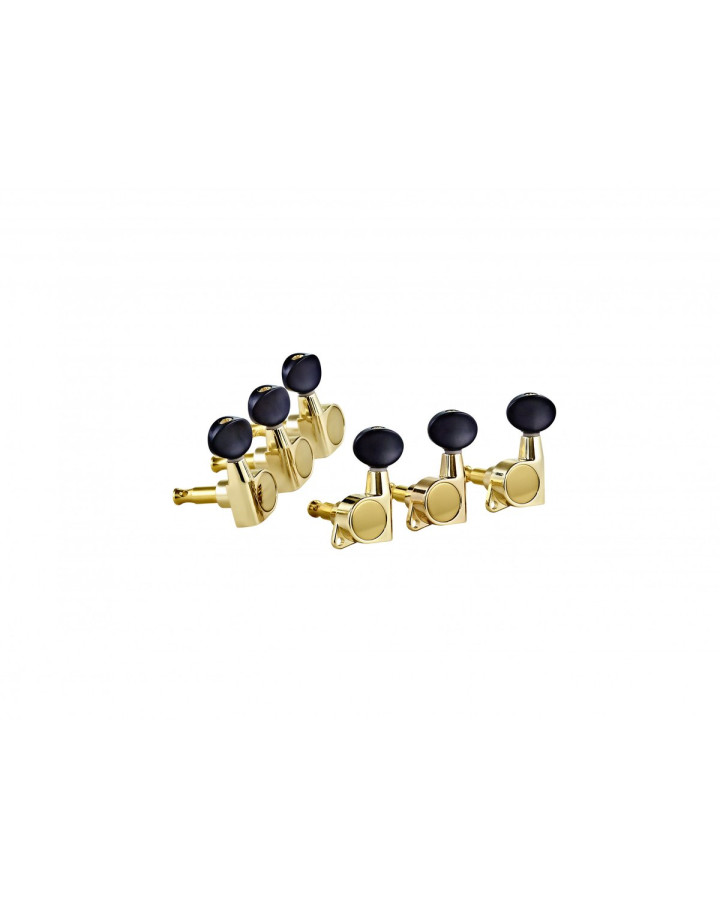 Ortega OTMEG33-GO 3+3 Guitar Tuning Machines - Gold