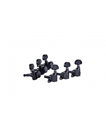 Ortega OTMLOCK33-GB 3+3 Guitar Locking Tuning Machines - Gloss Black