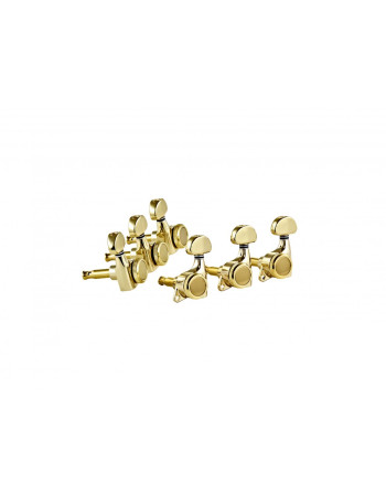 Ortega OTMLOCK33-GO 3+3 Guitar Locking Tuning Machines - Gold
