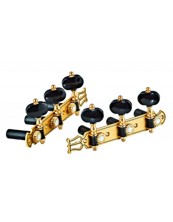 Ortega OTMPREMIUM Premium Guitar Tuning Machines - Gold/Black