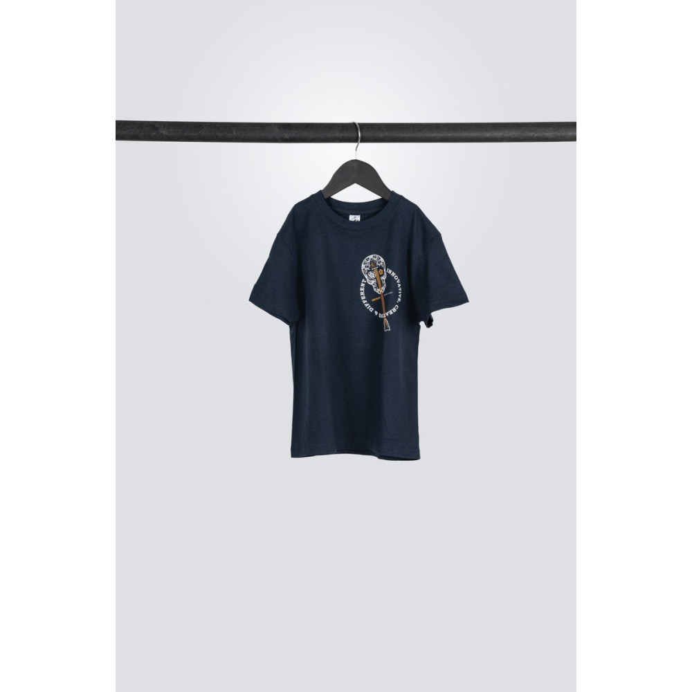 Ortega OTS2-NBL-78 Skull Kids T-Shirt - Navy Blue/