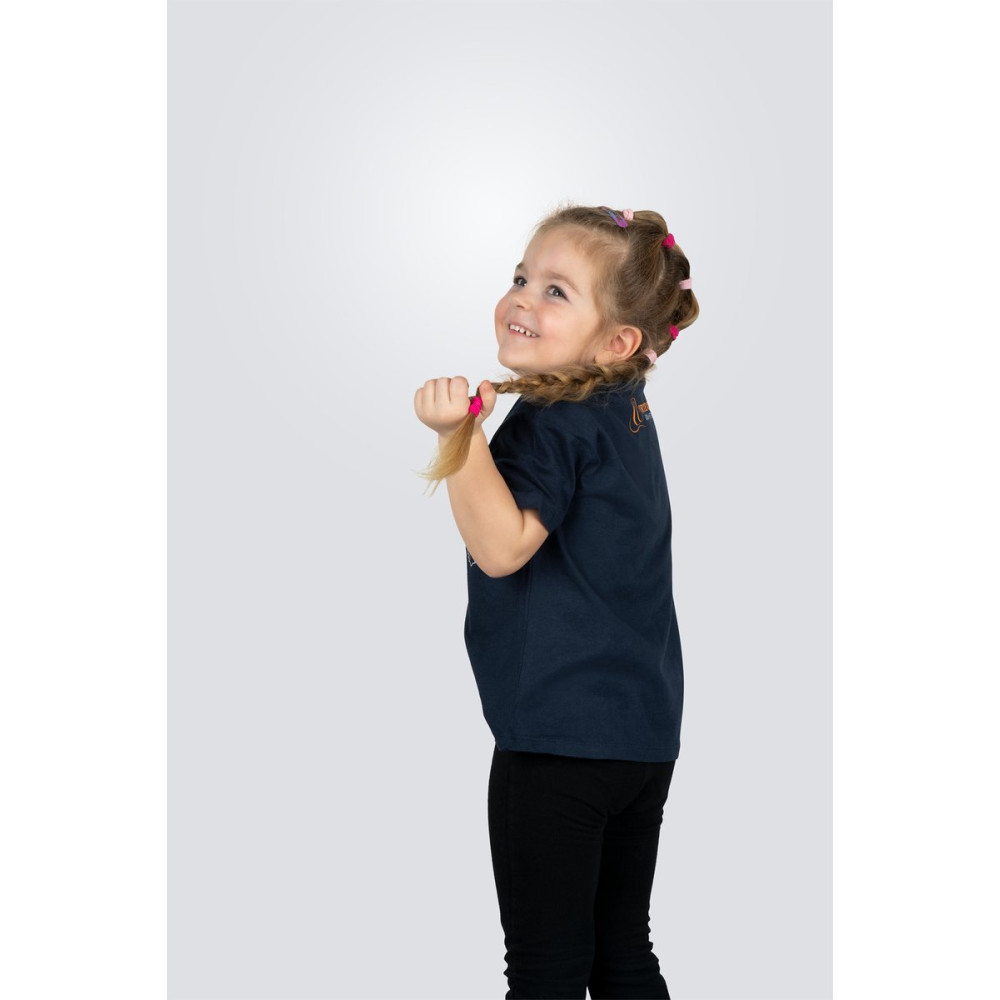 Ortega OTS2-NBL-78 Skull Kids T-Shirt - Navy Blue/
