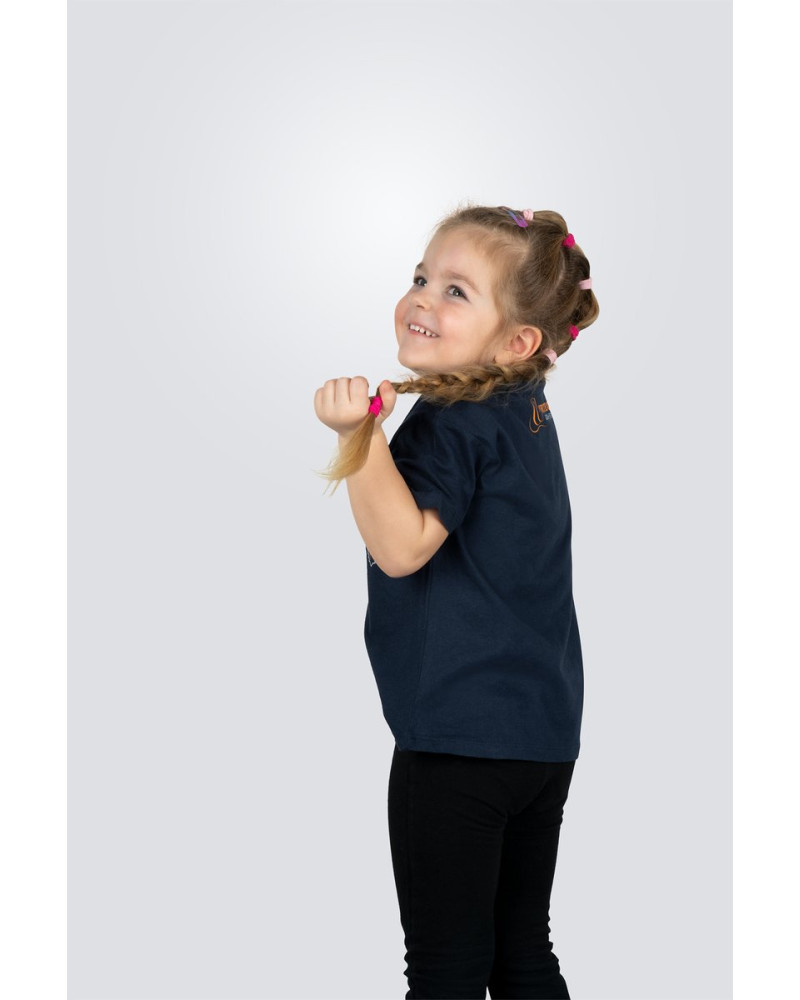 Ortega OTS2-NBL-78 Skull Kids T-Shirt - Navy Blue/