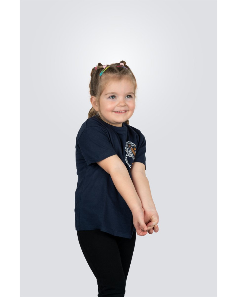 Ortega OTS2-NBL-78 Skull Kids T-Shirt - Navy Blue/