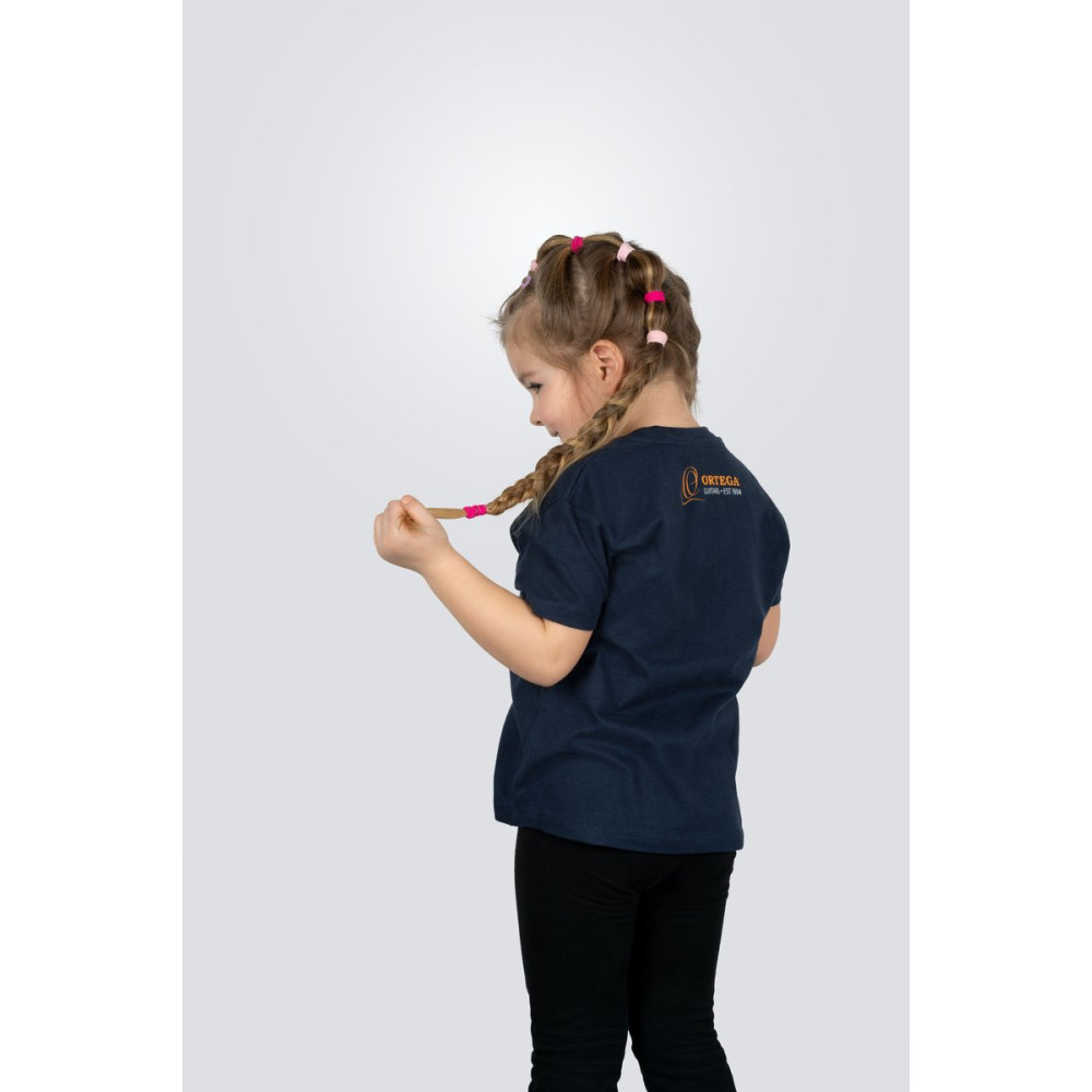 Ortega OTS2-NBL-78 Skull Kids T-Shirt - Navy Blue/