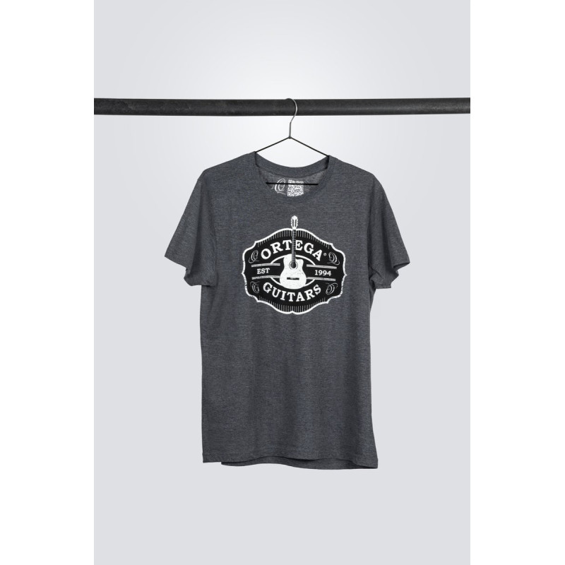 Ortega OTS4-VBK-L Americana Guitar T-Shirt - Vintage Black/L