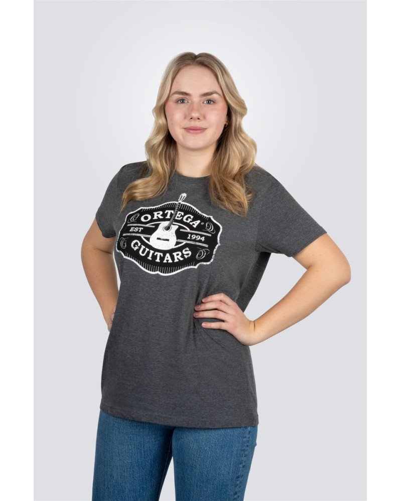 Ortega OTS4-VBK-S Americana Guitar T-Shirt - Vintage Black/S