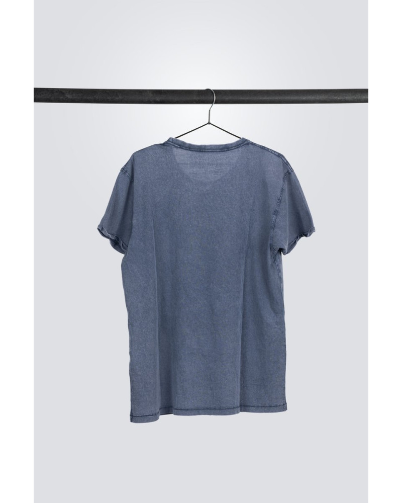 Ortega OTS4-VBL-M Americana Guitar T-Shirt - Vintage Washed Blue/M