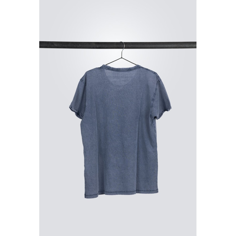 Ortega OTS4-VBL-M Americana Guitar T-Shirt - Vintage Washed Blue/M
