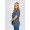 Ortega OTS4-VBL-M Americana Guitar T-Shirt - Vintage Washed Blue/M