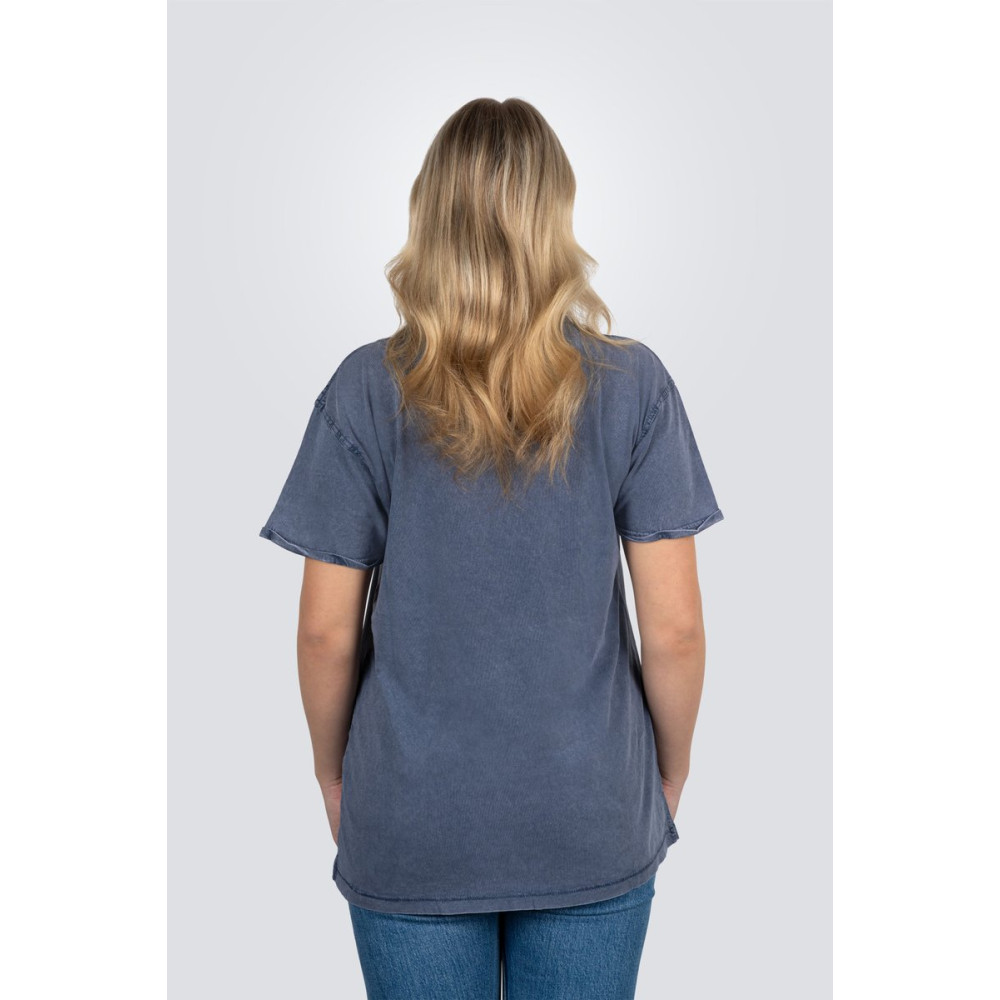 Ortega OTS4-VBL-M Americana Guitar T-Shirt - Vintage Washed Blue/M