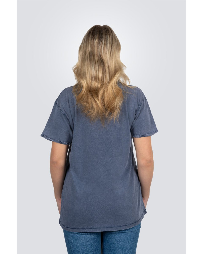Ortega OTS4-VBL-S Americana Guitar T-Shirt - Vintage Washed Blue/S