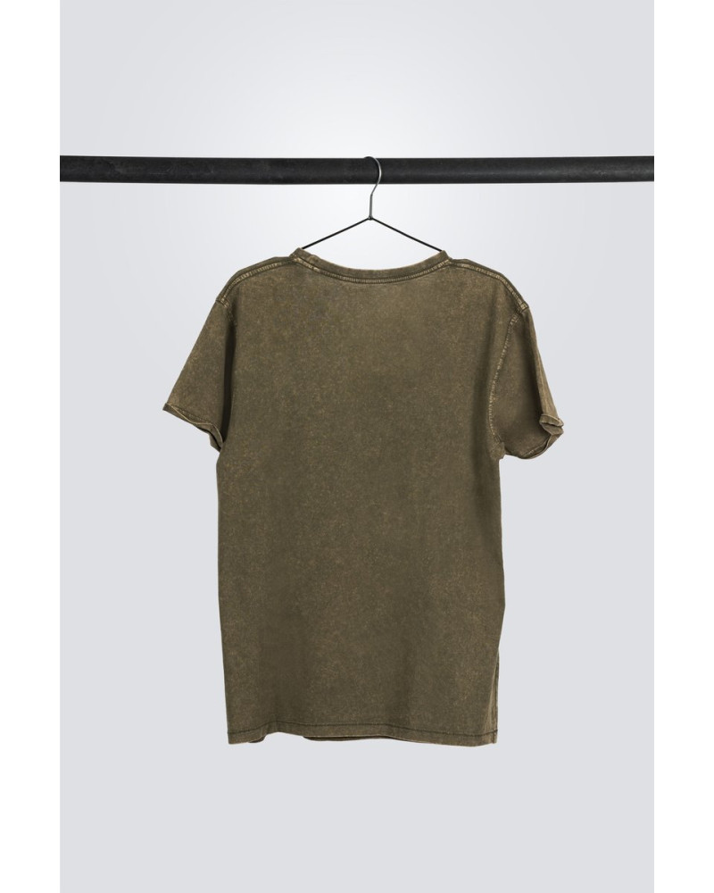 Ortega OTS4-VGR-L Americana Guitar T-Shirt - Vintage Washed Green/L