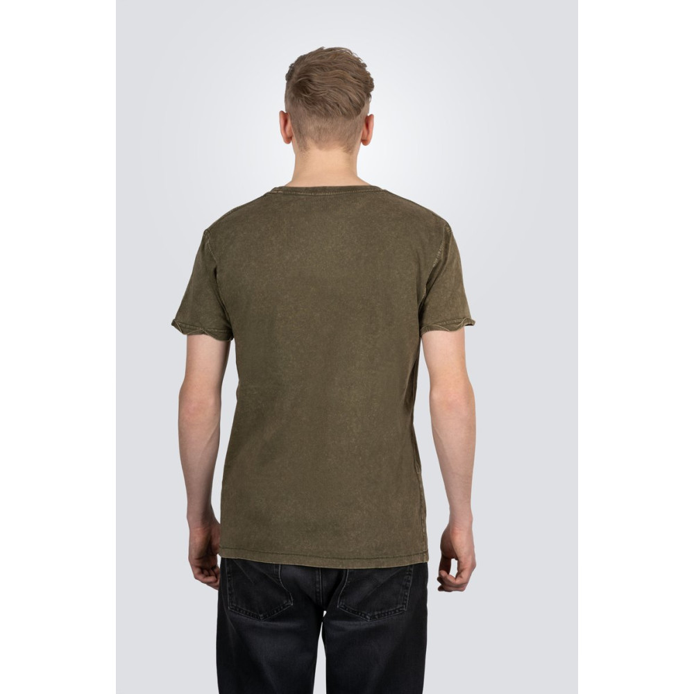 Ortega OTS4-VGR-M Americana Guitar T-Shirt - Vintage Washed Green/M