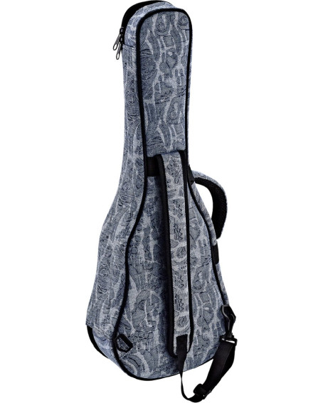 Ortega OUB-TE-BLJ Jean Color Tenor-Ukulele-Bag - Blue