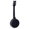 Ortega OUBJ100-SBK Banjolele Series Concert Ukulele 4 String - Maple Black + Bag