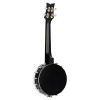 Ortega OUBJ100-SBK Banjolele Series Concert Ukulele 4 String - Maple Black + Bag