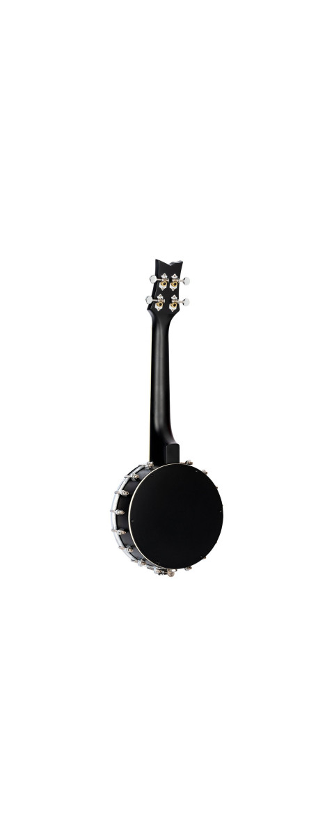 Ortega OUBJ100-SBK Banjolele Series Concert Ukulele 4 String - Maple Black + Bag