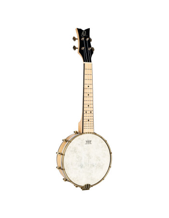 Ortega OUBJE90-MA Banjolele Series Concert Ukulele 4 String - Maple Natural + Bag