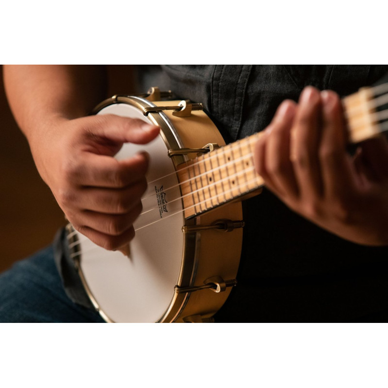 Ortega OUBJE90-MA Banjolele Series Concert Ukulele 4 String - Maple Natural + Bag