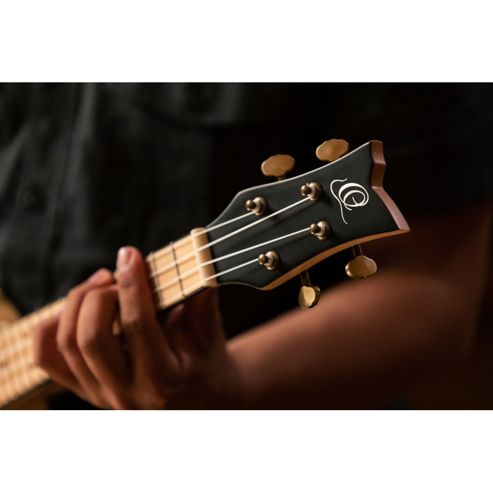 Ortega OUBJE90-MA Banjolele Series Concert Ukulele 4 String - Maple Natural + Bag