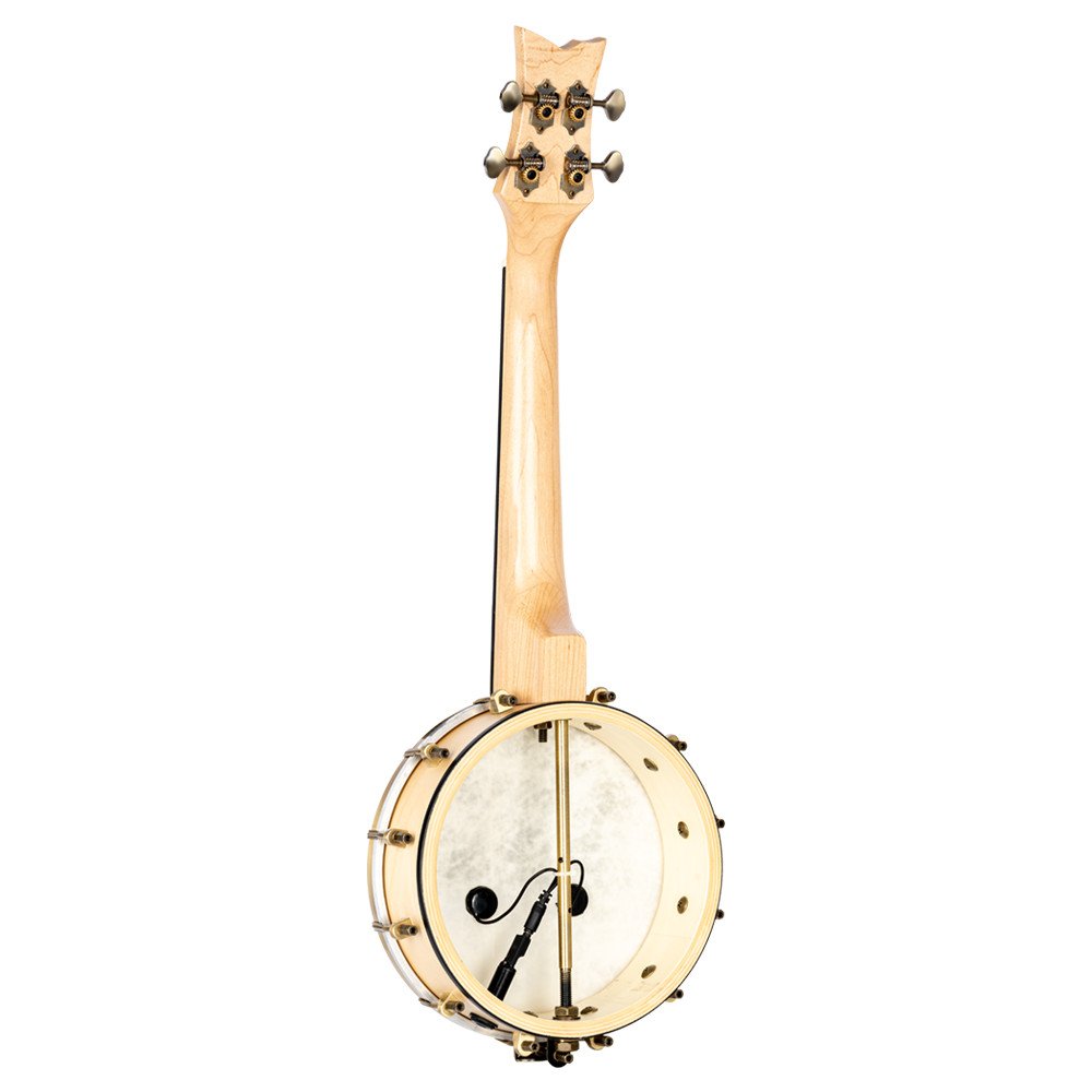 Ortega OUBJE90-MA Banjolele Series Concert Ukulele 4 String - Maple Natural + Bag