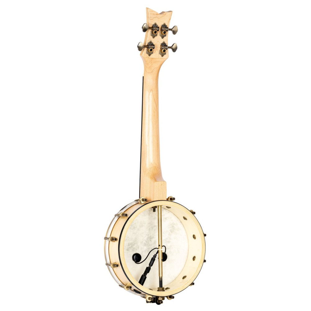 Ortega OUBJE90-MA Banjolele Series Concert Ukulele 4 String - Maple Natural + Bag